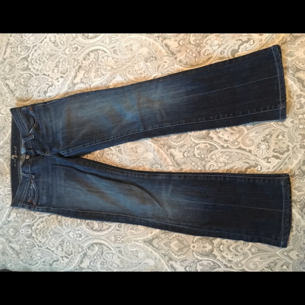 7 for all Mankind Straight Leg Jeans